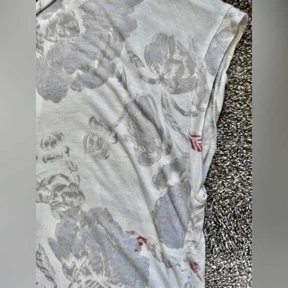 2/$15 ARITZIA WILFRED Anvers Split Back Floral Printed Oversized Shirt Flowy M - Picture 6 of 11